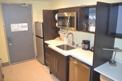 Hanford's new Hilton Hotels Home2Suites, a welcome respite for the weary business traveler Each room has an expansive kitchen area, designed specifically for longer-term stays.